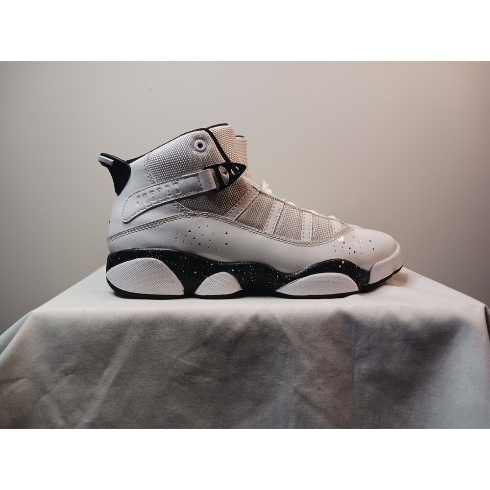 Nike Air Jordan 6 Rings Sneakers 323432-111 Sz.3 Reverse Oreo Pre-owned